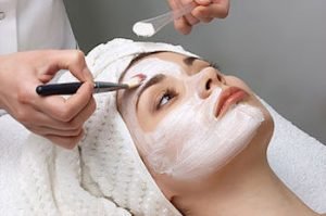 beauty salon series, facial mask